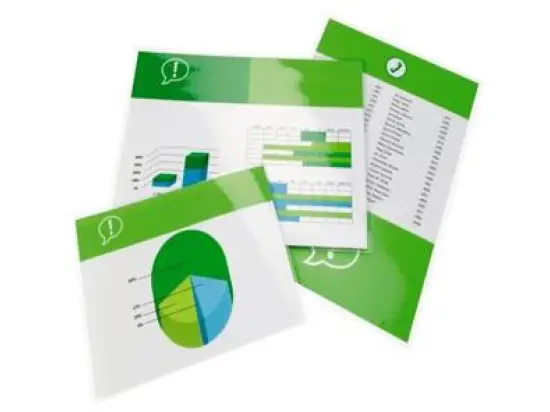 Laminierhülle GBC 586040 A4 250micron glänzend Format: 216x303mm, Pack 100 Stk