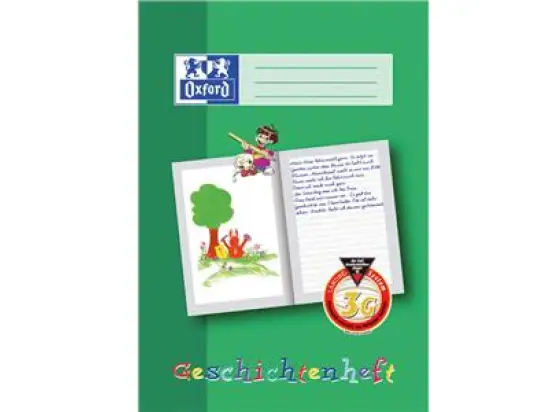 Schreiblernheft Oxford 100050093 A4, 16 Blatt, Lineatur 3G