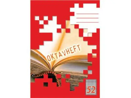 Oktavheft Landre 100050478 A6, 32 Blatt kariert chlorfrei gebleicht