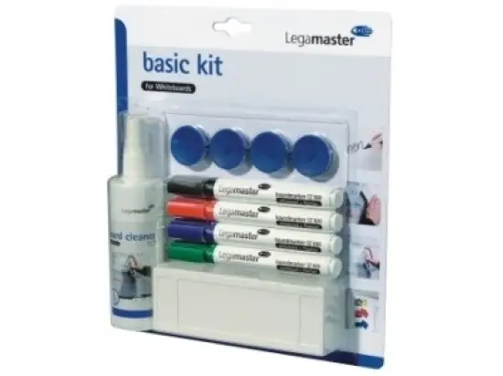 Whiteboard-Zubehörset Legamaster 7-125100 Basic-Kit inkl. 4x TZ100, 4 Magnete, Löscher, Reiniger