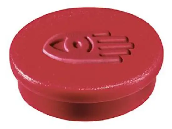 Magnet-Kreis Legamaster 7-181102 Ø 20 mm, Farbe: 02 rot, Pack 10 Stk