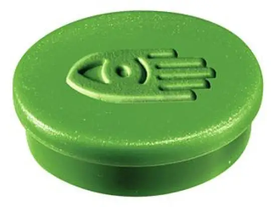 Magnet-Kreis Legamaster 7-181204 Ø 30 mm, Farbe: 04 grün, Pack 10 Stk