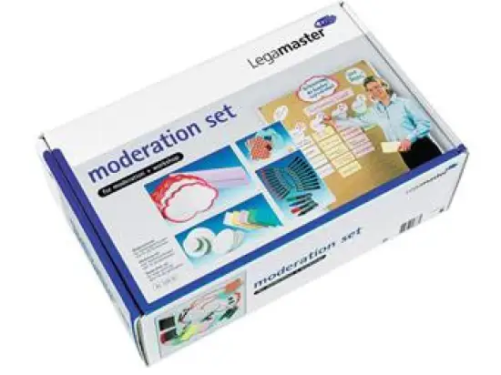 Moderationsset Legamaster 7-225000 komplett, für Travel-Moderatorenkoffer