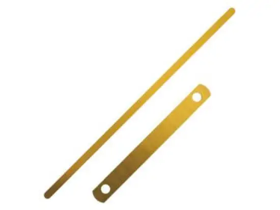 Aufreihbänder Leitz 1712-00-00 17120000 Metall, gold, Pack 100 Stk