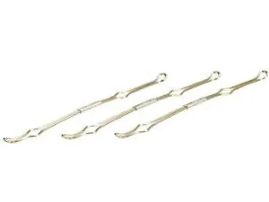 Drahtniederhalter Leitz 1716-00-00 17160000 für Ringbücher und Ordner, Pack 100 Stk