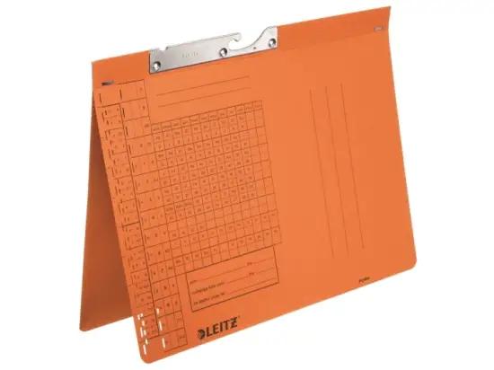 Pendelhefter Leitz 2093-00-45 20930045 A4, Manilakarton 320g, Amtsheftung, orange