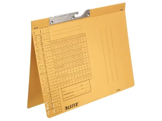 Pendelhefter Leitz 2194-00-00 21940000 A4, Natronkarton 250g, Amtsheftung, naturbraun