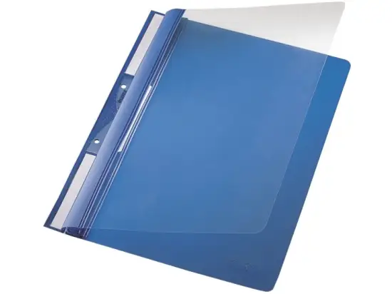 Schnellhefter Leitz 4190-00-35 41900035 Universal A4, Kunststoff (PVC), in Ordner einhängbar, blau