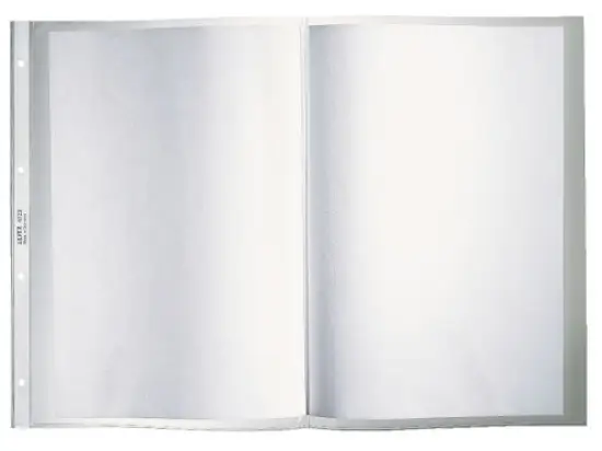 Prospekthüllen Leitz 4723-00-03 47230003 A3-quer Kunststoff (PP) 130my genarbt, Pack 50 Stk