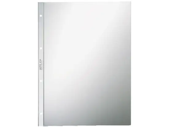 Prospekthüllen Leitz 4734-30-00 47343000 A4 80my Kunststoff (PVC) glatt, Pack 10 Stk