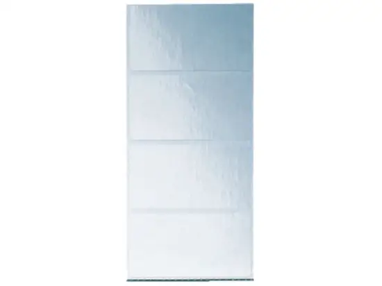 Schutzfolienschild Leitz 6641-00-00 66410000 OC Folien, Orgacolor 72 x 39 mm, Kunststofffolie (PP), selbstklebend, transparent, Pack 100 Stk