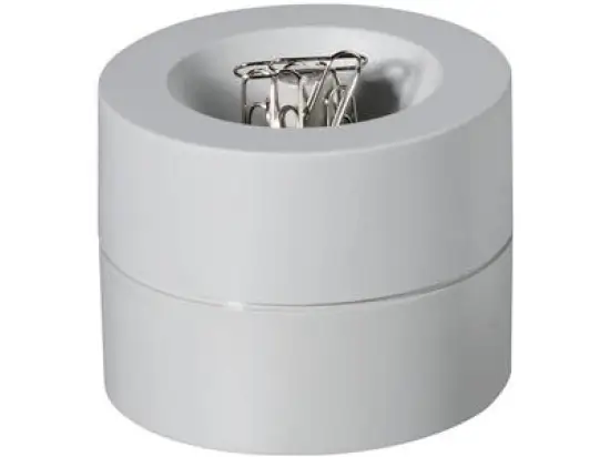 Briefklammernspender Maul 3012382 MAULpro Kunststoff, mit Klammern, Zentralmagnet, grau