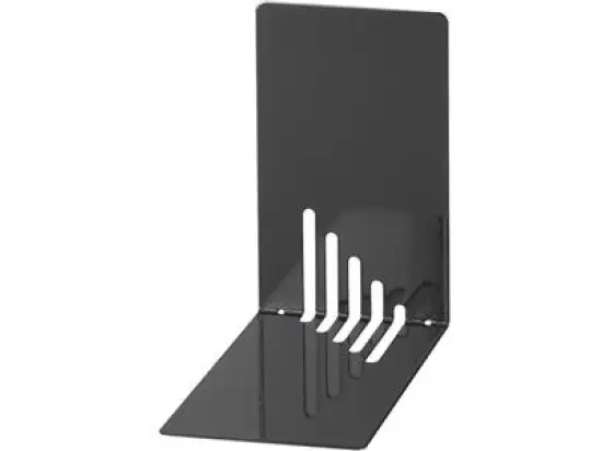 Buchstütze Maul 3501090 Metall, 85 mm, schwarz, Pack 2 Stk