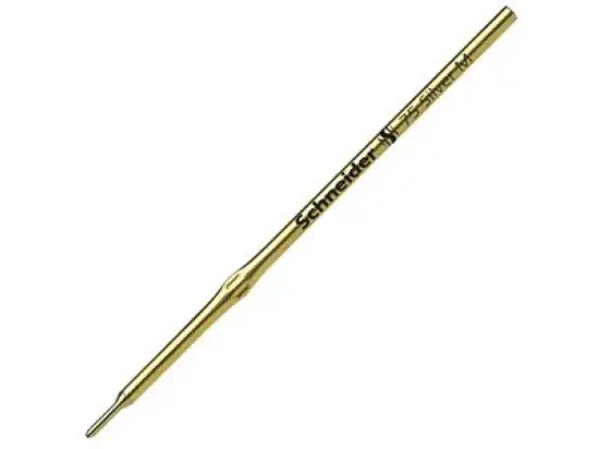 Kugelschreibermine Schneider 7519 75 Silver M M, dokumentenecht, silber