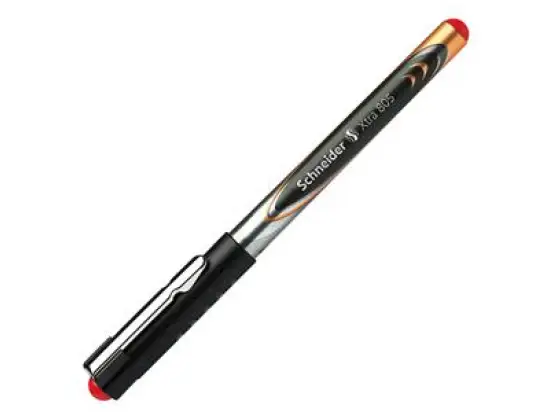 Tintenroller Schneider 8052 Xtra 805 0,5mm, Edelstahlspitze, mit Kappe, rot