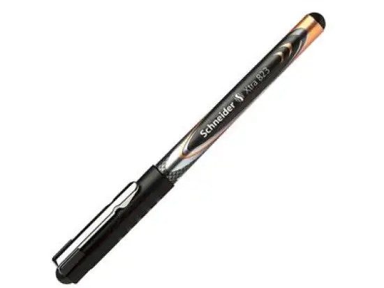Tintenroller Schneider 8231 Xtra 823 0,3mm, Edelstahlspitze, mit Kappe, schwarz