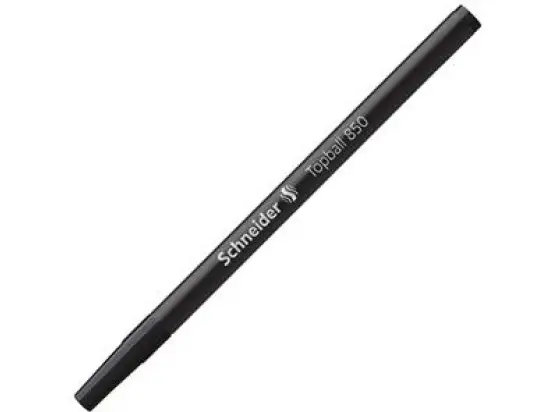 Tintenrollermine Schneider 8501 Topball 850 0,5mm (F), Edelstahlspitze, schwarz, für Topball 811