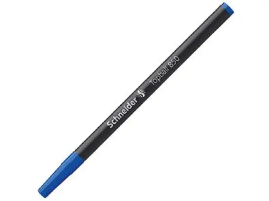 Tintenrollermine Schneider 8503 Topball 850 0,5mm (F), Edelstahlspitze, blau, für Topball 811