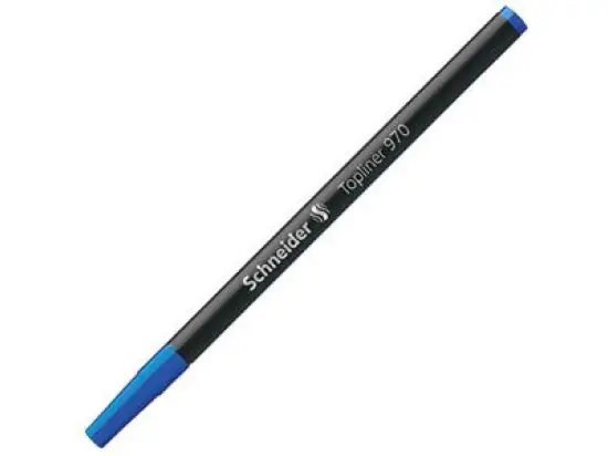 Fineliner-Ersatzmine Schneider 9703 Topliner 970 Strichstärke: 0,4mm, Cap off, blau