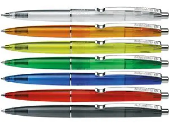 Kugelschreiber Schneider 132000 K20 Icy Colours M, Wechselmine, Druckmechanik, dokumentenecht, farbig-sortiert, Schreibfarbe: blau