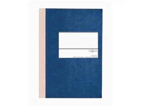 Geschäftsbuch Pagna 15212-02 Classica A5 kariert 96 Blatt blau