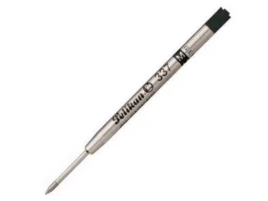 Kugelschreibermine Pelikan 915413 337 B, Großraummine, dokumentenecht, schwarz, Pack 5 Stk