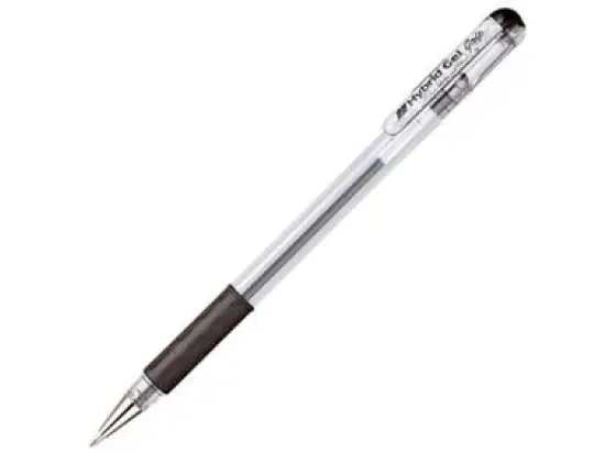 Gelroller Pentel K116-A Hybrid Gel Grip Strichstärke: 0,3mm Kugel-Ø: 0,6mm Schreibfarbe: schwarz