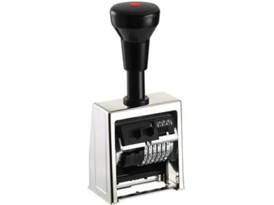 Paginierstempel Reiner 200300-011 B6 Metall-Gehäuse, 5,5 mm, 6-stellig