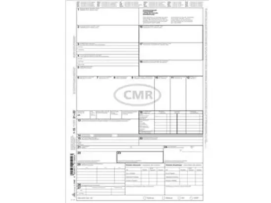 Frachtbrief RNK 2100 CMR international, A4, 4Seiten, selbstdurchschreibend, Pack 50 Stk