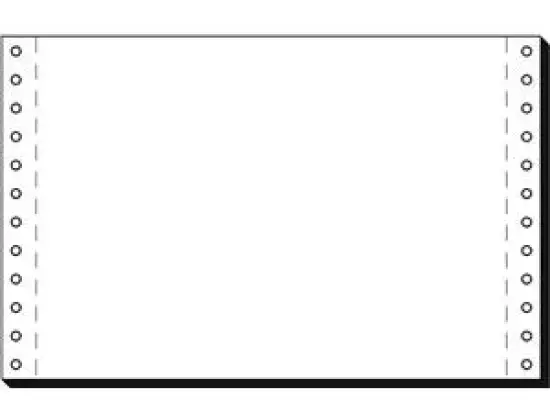 Computerpapier Sigel 06241 6" x 240 mm (A5 quer), endlos, Längsperforation, 1-fach, 70g, weiß, Pack 4000 Blatt