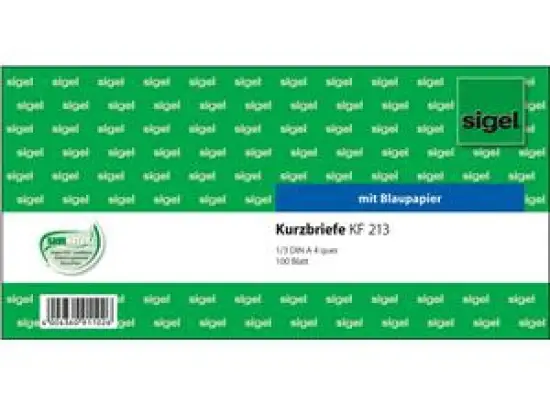 Kurzbrief Sigel KF213 1/3-A4 100 Blatt