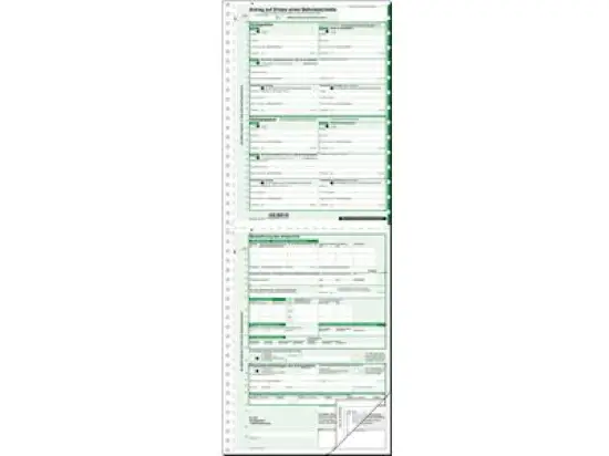 Mahnbescheid Sigel MA441 A4 2x2fach selbstdurchschreibend maschinell, Pack 25 Stk