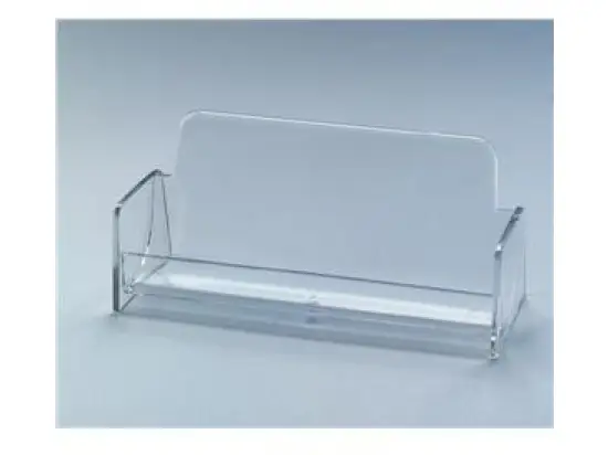 Visitenkarten-Aufsteller Sigel VA120 Hartplastik glasklar