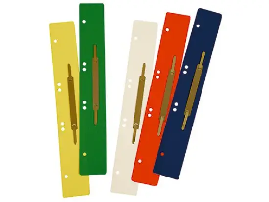 Heftstreifen Soennecken 125244799 3162 farbig sortiert, lang, Pack 125 Stk