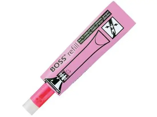 Textmarker-Nachfüllpatrone Stabilo 070/56 Boss Refill rosa, Frischebeutel 3ml