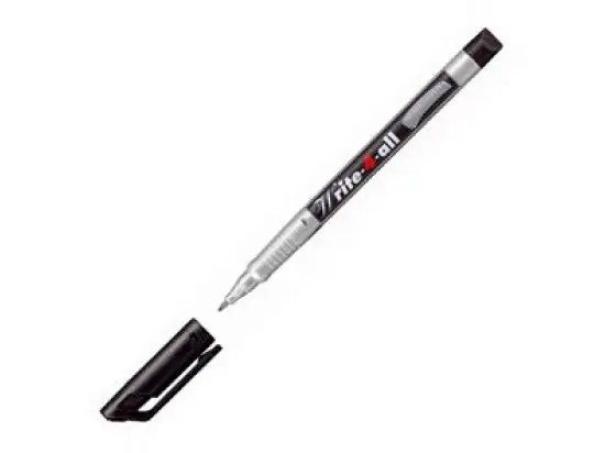 Permanentmarker Stabilo 156/46 Write-4-all F 0,7mm (F), Rundspitze, schwarz