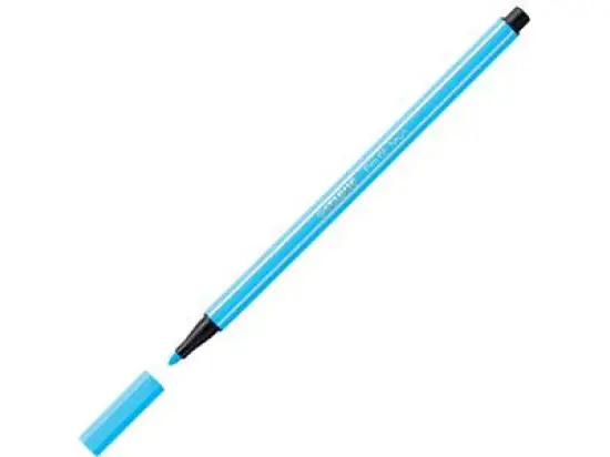 Filzstift Stabilo 68/031 Pen 68 Schreibfarbe: neonblau, Pack 10 Stk