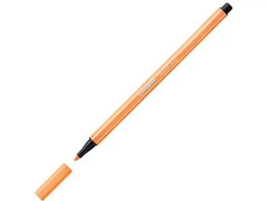 Filzstift Stabilo 68/054 Pen 68 Schreibfarbe: neonorange, Pack 10 Stk