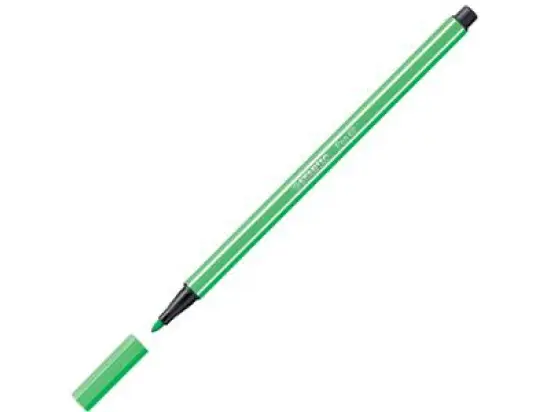 Filzstift Stabilo 68/16 Pen 68 Schreibfarbe: hellgrünsmaragd, Pack 10 Stk