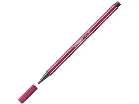 Filzstift Stabilo 68/19 Pen 68 Schreibfarbe: purpur, Pack 10 Stk