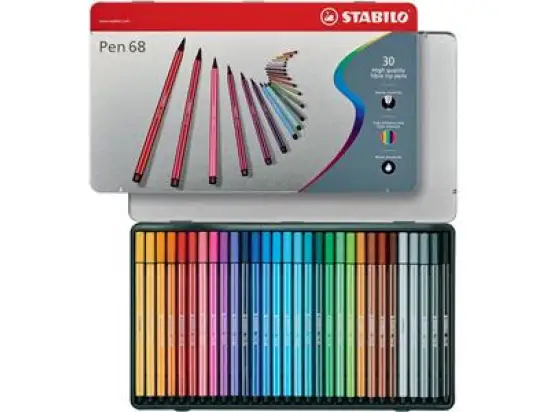 Filzstift Stabilo 6830-6 Pen 68 30er-Metalletui