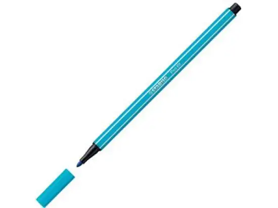 Filzstift Stabilo 68/31 Pen 68 Schreibfarbe: hellblau, Pack 10 Stk