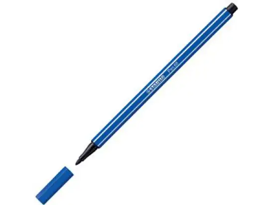 Filzstift Stabilo 68/32 Pen 68 Schreibfarbe: ultramarin-blau, Pack 10 Stk