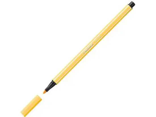 Filzstift Stabilo 68/44 Pen 68 Schreibfarbe: gelb, Pack 10 Stk