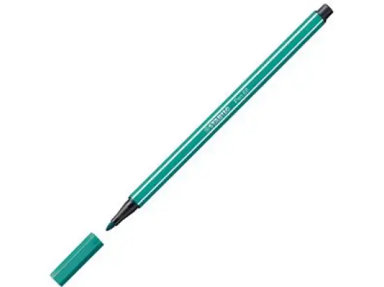 Filzstift Stabilo 68/51 Pen 68 Schreibfarbe: türkisblau, Pack 10 Stk