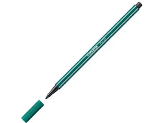 Filzstift Stabilo 68/53 Pen 68 Schreibfarbe: blaugrün, Pack 10 Stk
