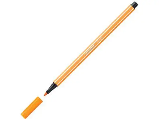 Filzstift Stabilo 68/54 Pen 68 Schreibfarbe: orange, Pack 10 Stk