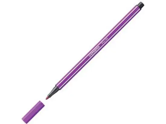 Filzstift Stabilo 68/58 Pen 68 Schreibfarbe: lila, Pack 10 Stk