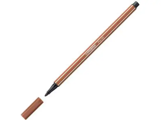 Filzstift Stabilo 68/75 Pen 68 Schreibfarbe: siena, Pack 10 Stk