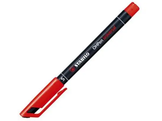 Folienschreiber Stabilo 841/40 OHPen universal rot